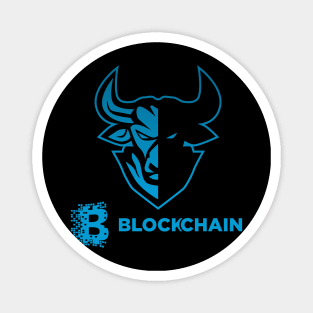 Blockchain coin Crypto coin Crytopcurrency Magnet